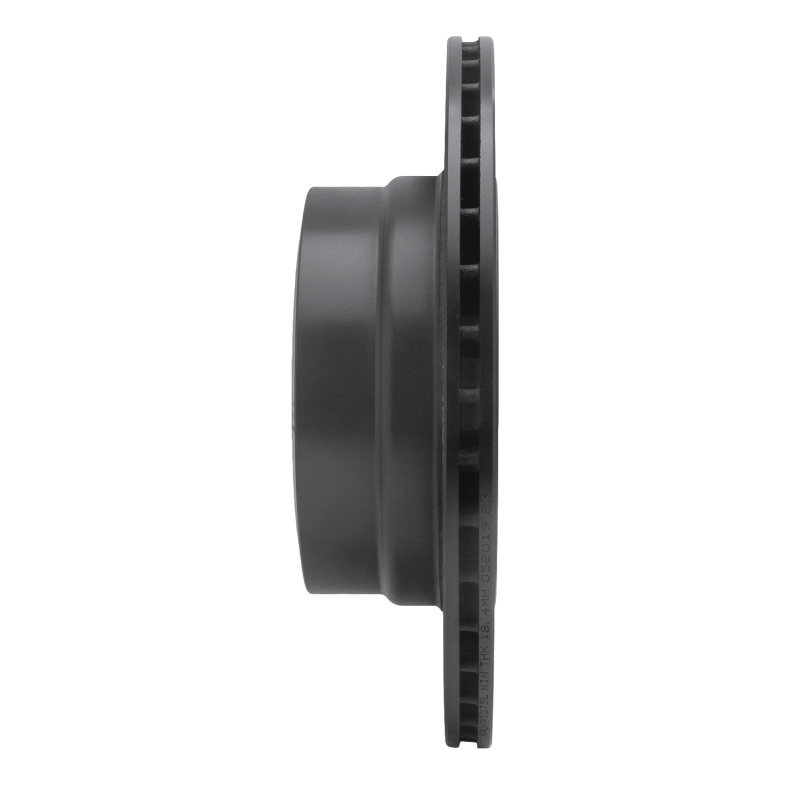 BMW 528I xDrive Brake Rotor (1) - Rear Left - R1 Concepts - Drilled & Slotted - Black - `06-`10